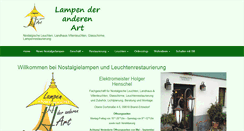 Desktop Screenshot of h-h-lampen.de