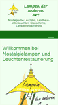 Mobile Screenshot of h-h-lampen.de