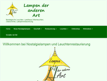 Tablet Screenshot of h-h-lampen.de
